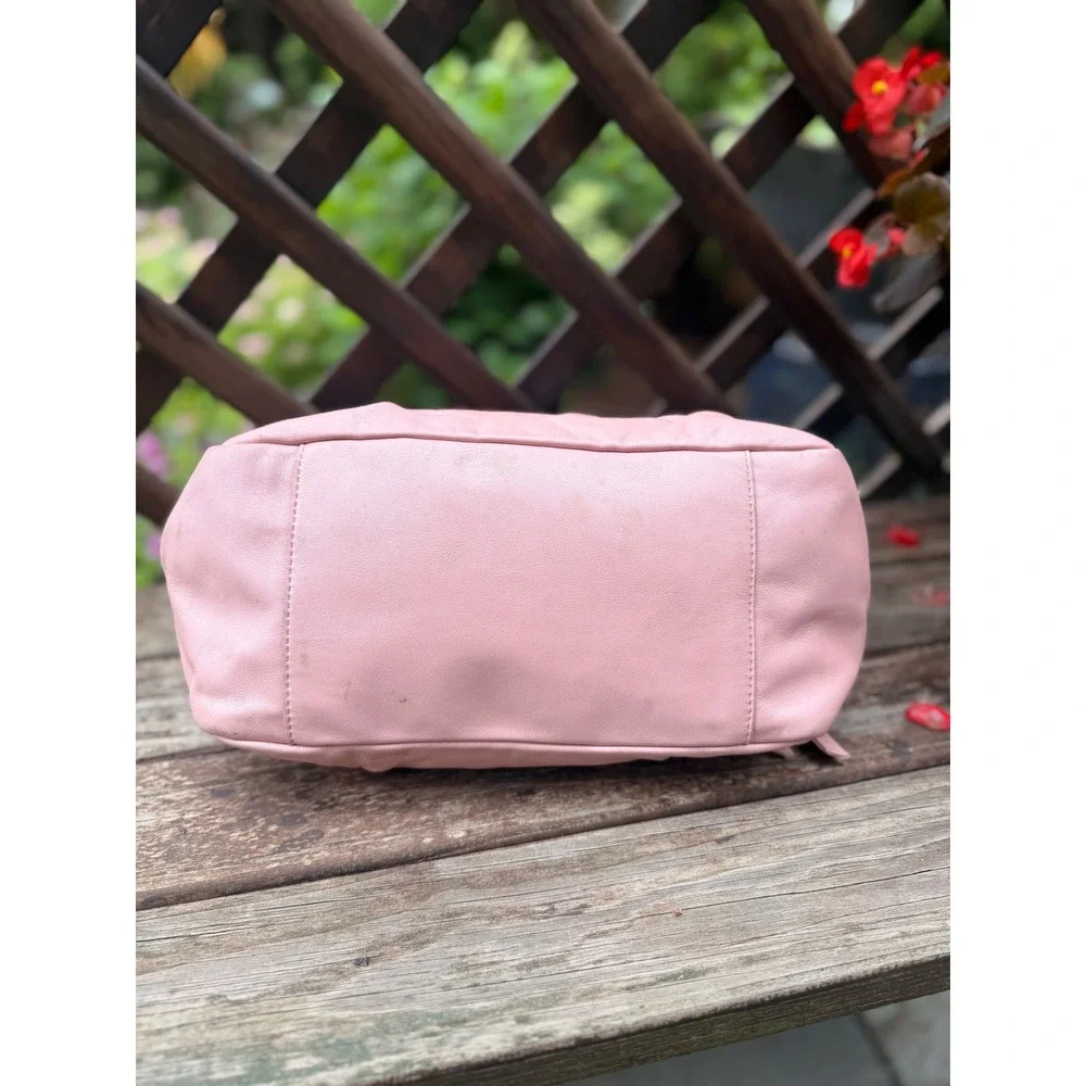 Coach Y2K Parker Pink Leather Shoulder Handbag Purse 13442